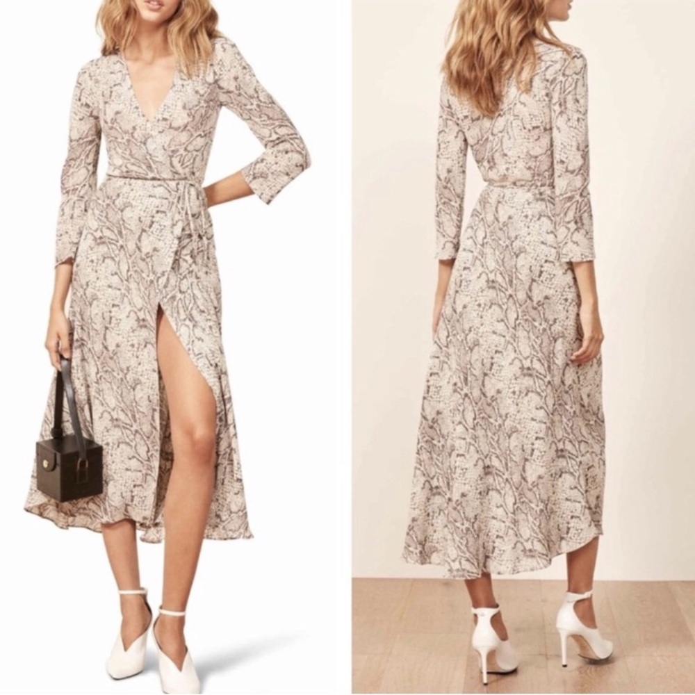 Reformation jaz python snake wrap midi